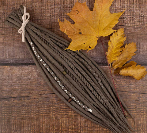 Ash wool dreads - Singles' Day Promotion