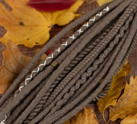 Ash wool dreads - Singles' Day Promotion