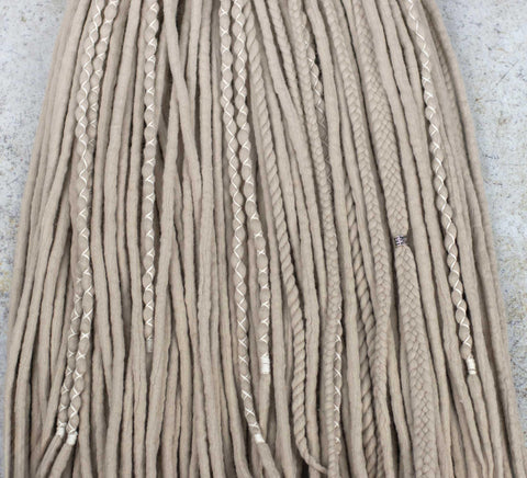 Viking dreadlock extensions