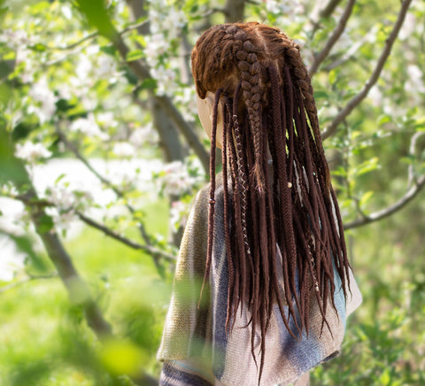 Chocolate wool dreads