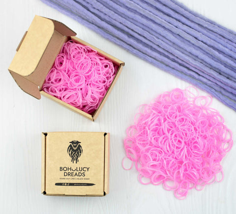 Pink rubber band 500 pcs