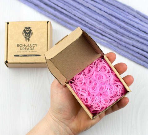 Pink rubber band 500 pcs