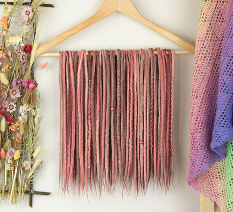 Rose pergola dreadlock extensions