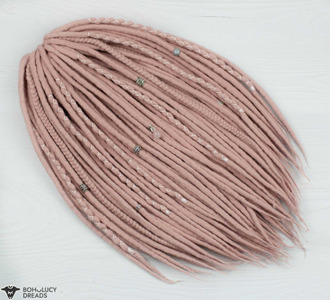 Shell wool dreadlock extensions