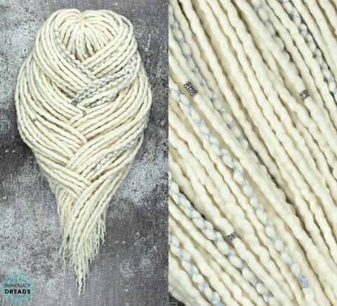 Wedding wool dreads