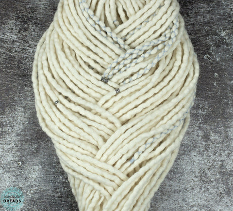 Wedding wool dreads
